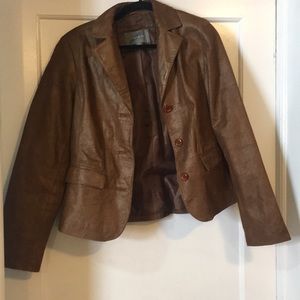 Tan suede jacket